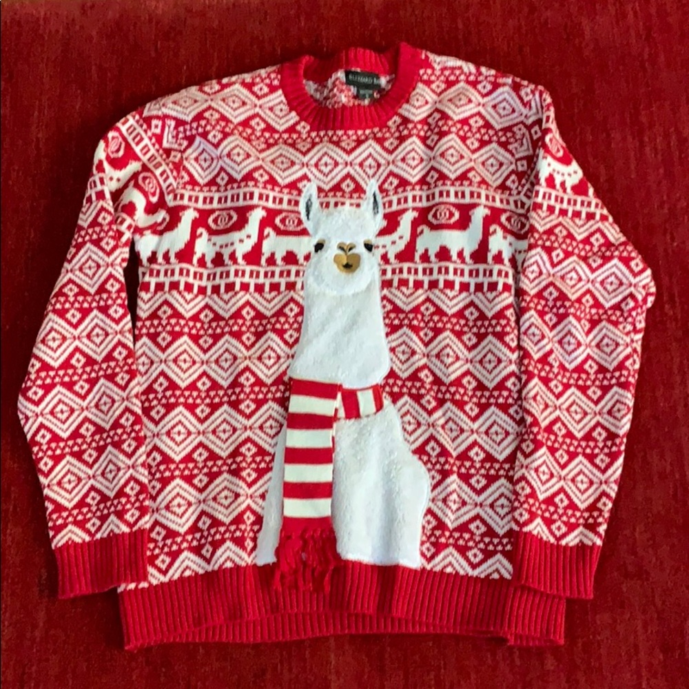 Llama Christmas Sweater